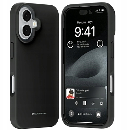 Изображение Etui Mercury Pure MagSafe Silicone do Apple iPhone 16 czarny