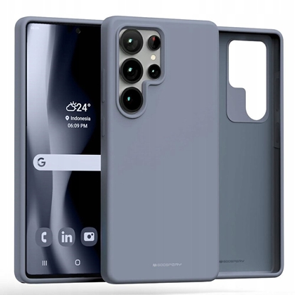 Picture of Etui Mercury Pure MagSafe Silicone do Samsung Galaxy S25 Ultra lawenda