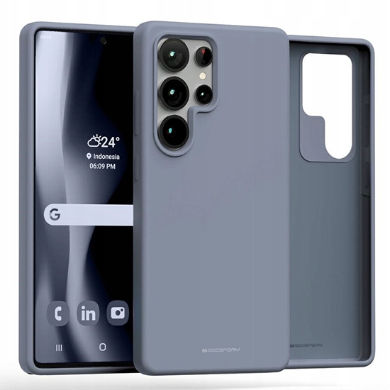 Picture of Etui Mercury Pure MagSafe Silicone do Samsung Galaxy S25 Ultra lawenda