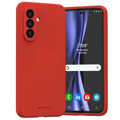 Изображение Etui Mercury Silicone Sam A56 czerwony|red