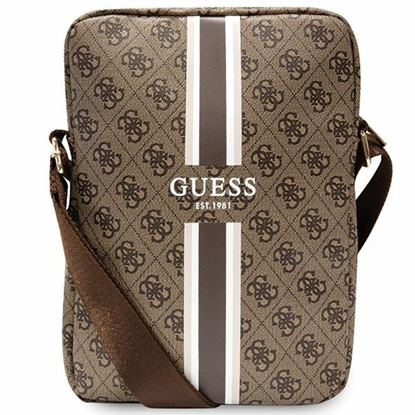 Изображение Etui na tablet Guess Guess 4G Stripes Tablet Bag - Torba na tablet 10" (Brzowy)