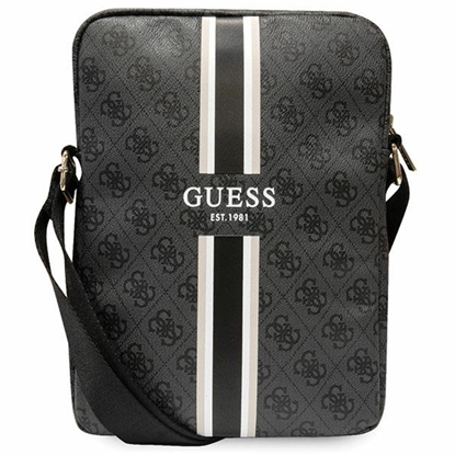 Изображение Etui na tablet Guess Guess 4G Stripes Tablet Bag - Torba na tablet 10" (Czarny)