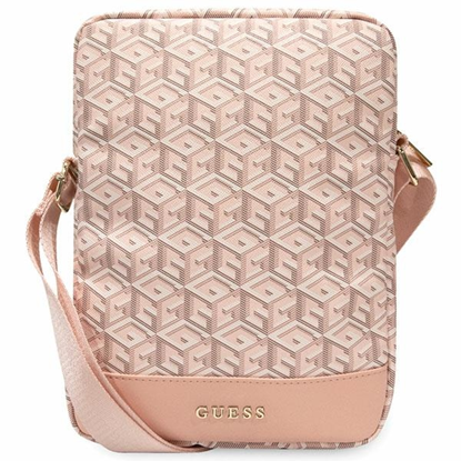 Изображение Etui na tablet Guess Guess GCube Stripe Tablet Bag - Torba na tablet 10" (Róowy)
