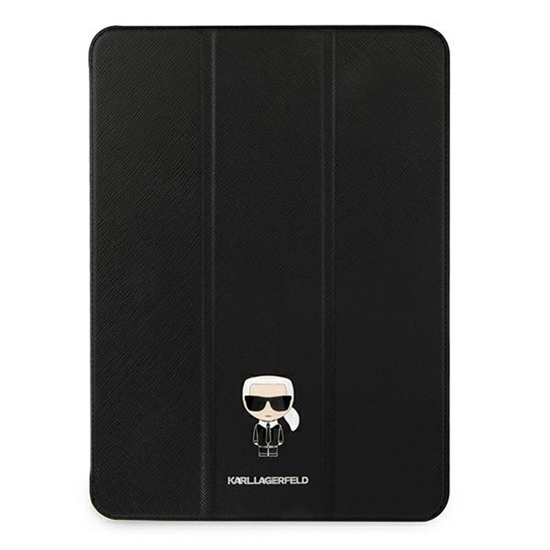 Picture of Etui na tablet Karl Lagerfeld KLFC12OKMK iPad 12.9" Pro 2021 Book Cover czarny/black Saffiano Karl Iconic