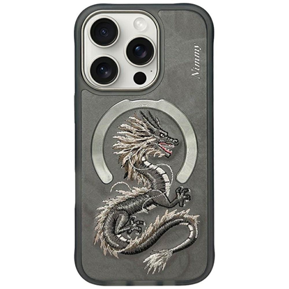 Picture of Etui Nimmy Dragon MagSafe do iPhone 16    Pro szar