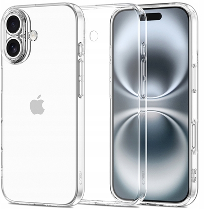 Изображение Etui Tech-Protect FlexAir do Apple iPhone 17 Clear