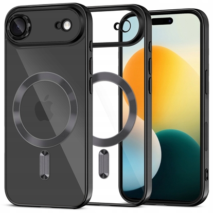 Attēls no Etui Tech-Protect MagFlex MagSafe do Apple iPhone 17 Air Shiny Black