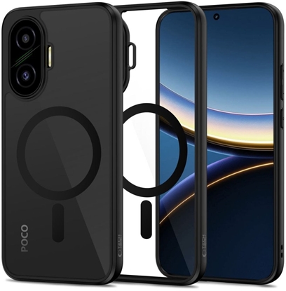 Изображение Etui Tech-Protect Magmat MagSafe do Xiaomi Poco F7 5G Black/clear