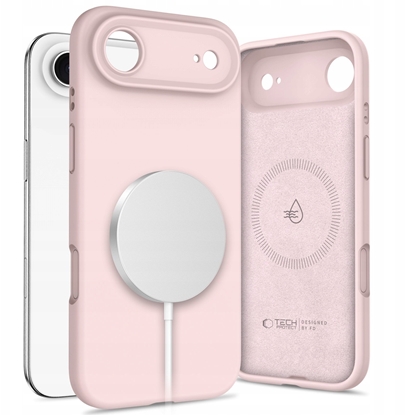 Изображение Etui Tech-Protect Silicone MagSafe do Apple iPhone 17 Air Pink Pearl