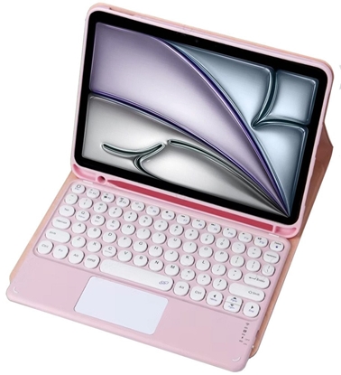 Attēls no Etui z klawiatur Bluetooth touchpad do iPad Air 11 Gen6 (Róowe)