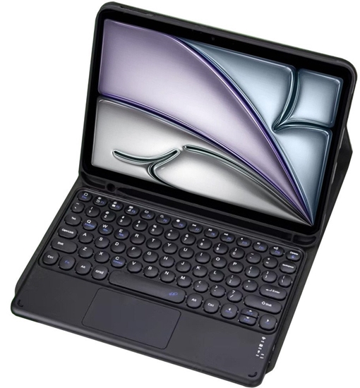Picture of Etui z klawiatur Bluetooth touchpad do iPad Air 13 Gen6 (Czarne)