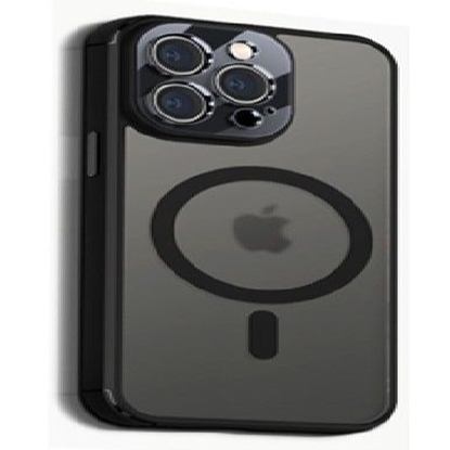 Attēls no Evelatus Apple iPhone 12/12 Pro Hybird Case Whith Magsafe PC+TPU Transparent Black