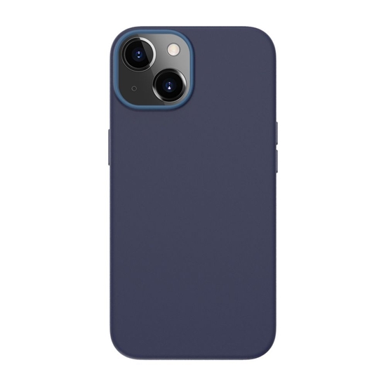 Picture of Evelatus Apple iPhone 13 Premium Magsafe Soft Touch Silicone Case Blue