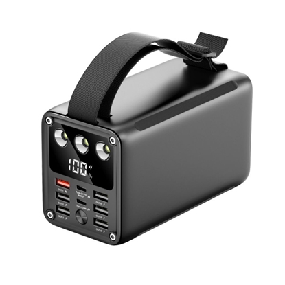 Attēls no Evelatus Evelatus Outdoor Power Bank 22.5W 60000 mAh / 7 outputs 2 inputs Black