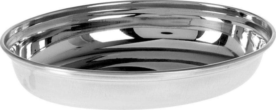 Picture of Excellent Houseware Pómisek OWALNY talerz stalowy gboki taca 25x18 cm
