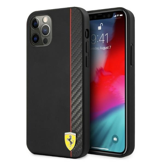 Изображение Ferrari FESAXHCP12LBK iPhone 12 Pro Max 6,7" czarn