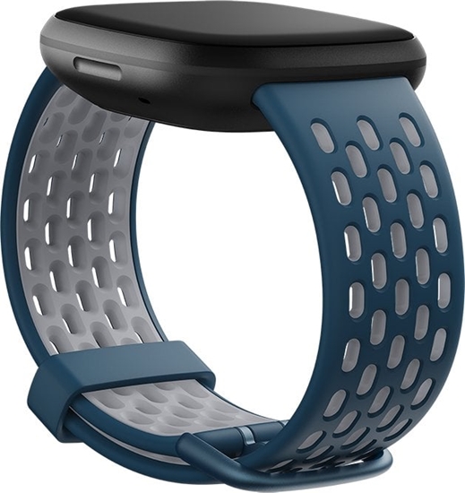 Изображение Fitbit FB174SBNVGYL, Band, Smartwatch, Blue, Grey, Fitbit, Sense, Versa 3, Aluminium, Silicone