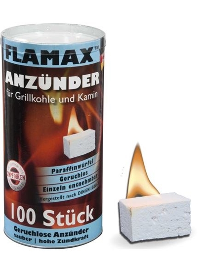 Изображение Flamax 1318116 Paraffin ignition cubes 100pcs