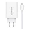 Изображение Foneng Fast charger Foneng 1x USB EU43+ USB Type C cable