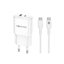 Attēls no Forever adowarka sieciowa PD QC TC-01-20AC 1x USB-C 1x USB 20W biaa + kabel USB-C - USB-C 20W