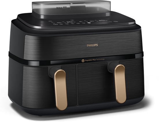 Picture of Philips Dual Steam Air Fryer | NA552/00 5000 Series | Power 2750 W | Capacity 9 L | RapidAir Plus | Black