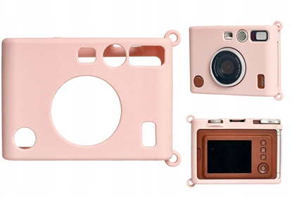 Attēls no Futera Etui Pokrowiec Case Silikon Fuji Fujifilm Instax Mini Evo / Róowy