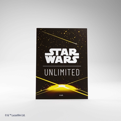 Picture of Gamegenic: Star Wars Unlimited Card Game - Premium Art Sleeves - Card Back Yellow