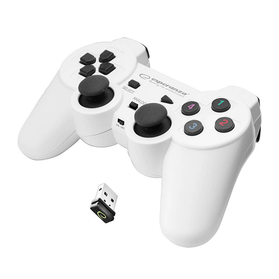 Изображение GAMEPAD BEZPRZEWODOWY 2.4GH PS3/PC GLADITOR