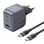 Изображение GaN Vention USB-C+C+A 70W Charger + USB-C-C Cable 