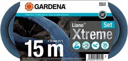 Picture of Gardena Textile Hose Liano Xtreme 1/2 , 15 m Set