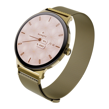 Изображение Garett Verona 2 Gold Mesh steel Smartwatch