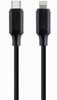 Изображение Gembird USB Type-C Male - 8-pin Male 1.5m Black