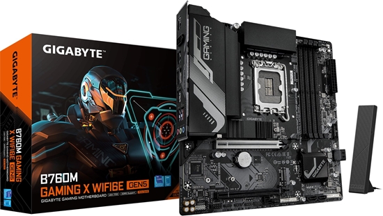 Picture of Mainboard|GIGABYTE|Intel B760 Express|LGA1700|Micro-ATX|Memory DDR5|Memory slots 4|B760MGXWF6EGEN5