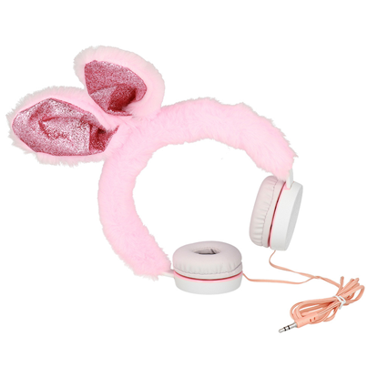 Изображение GJBY headphones - Plush RABBIT Pink