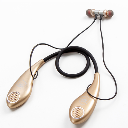 Изображение GJBY headphones - SPORTS BLUETOOTH CA-129 Gold