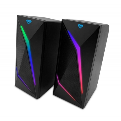 Attēls no Głośniki COBRA PRO URION 2.0 MT3172 Gamingowe/Line-in/Bluetooth 5.0/RGB/Moduł sterujący/Jack 3,5/USB/RMS 8W/PMPO 320W