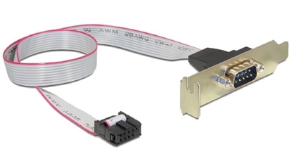 Picture of Gniazdo DB9 (COM9) na śledziu + low profile 