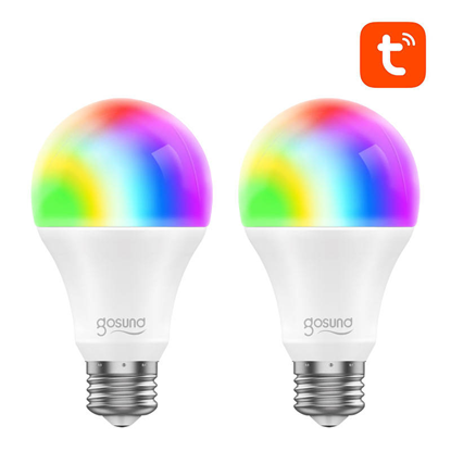 Picture of Smart Bulb LED WB4 (2-pack) Gosund (RGB) E27 Tuya