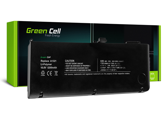 Изображение Green Cell Battery A1321 for Apple MacBook Pro 15 