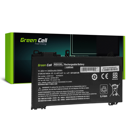 Изображение Green Cell Battery RE03XL for HP ProBook 430 G6 G7