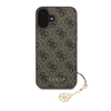 Picture of Guess 4G Charm Case for iPhone 16 Tone on Tone / Brown