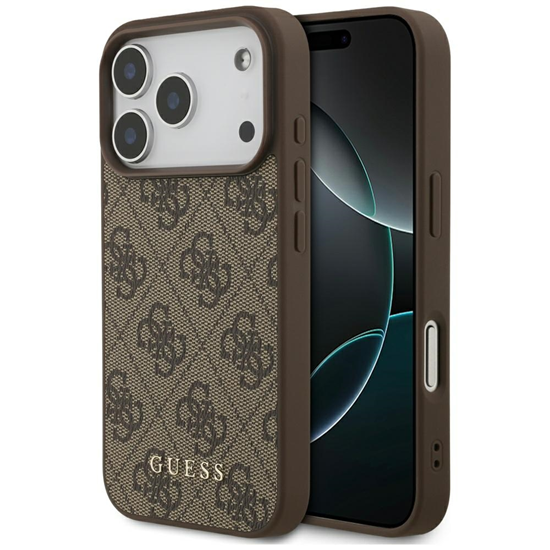 Picture of Guess 4G Classic Case for iPhone 17 Pro Brown