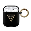 Picture of Guess - AirPods Guess Triangle Silicone Case Black