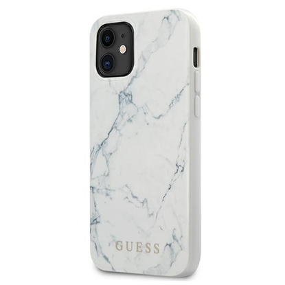 Изображение Guess Apple iPhone 12 mini 5.4'' PC/TPU Marble Cover White