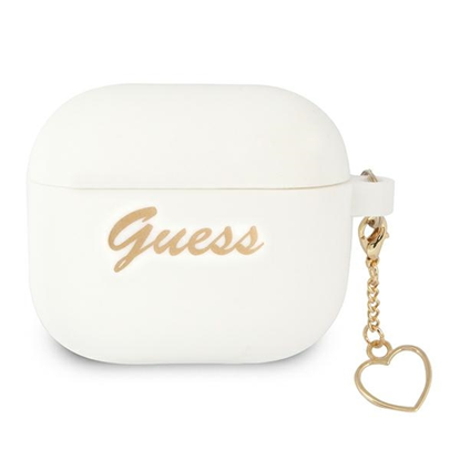 Изображение Guess case for Airpods 3 GUA3LSCHSH white Silicone