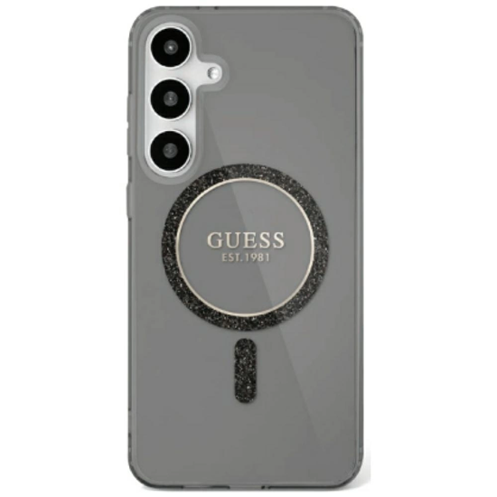 Picture of Guess Glitter Circle Classic Logo MagSafe case for