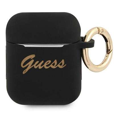 Изображение Guess GUA2SSSK AirPods cover czarny|black Silicone