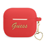 Изображение Guess Apple AirPods 3 cover Silicone Charm Heart Collection Red