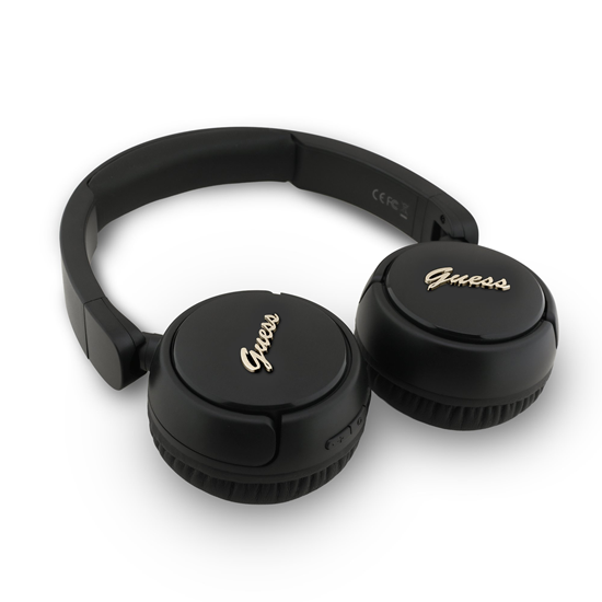 Picture of Guess GUBHV6SCK Metal Logo Script Headphones