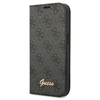 Picture of Guess GUBKP14SHG4SHK iPhone 14 6,1" czarny/black book 4G Vintage Gold Logo | GUESS